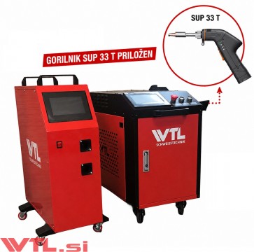 WTL HLW-2000W 3V1 Laserski varilni aparat, SUP 33 T, varjenje - rezanje - čiščenje