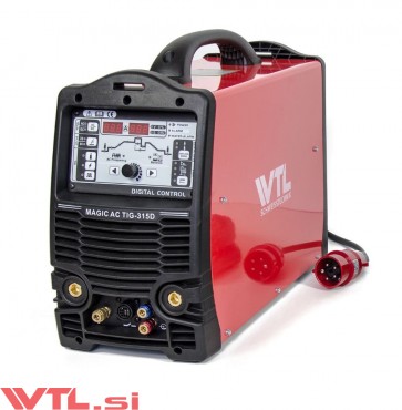 WTL MAGIC AC TIG 315 D varilni inverter