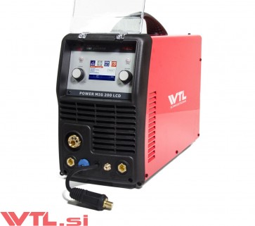 WTL POWERMIG 200 LCD SYNERGIC MIG/TIG/MMA varilni aparat