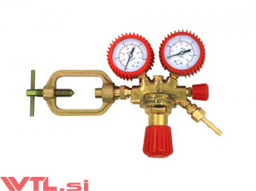 Reducirni ventil za Acetilen z objemko G 3/8 LH, 8mm