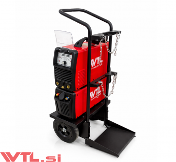 WTL TIG 200 AC/DC PULSE PFC MV Varilni inverter vodno hlajen na vozičku