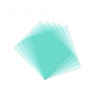 Tecmen steklo PVC za masko  LV100 zunanje 111X95