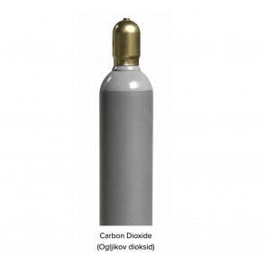 Tehnični plin CO₂ 7,5 kg Polna jeklenka (10 l / 200 bar)