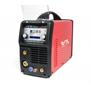 WTL POWERMIG 200 LCD SYNERGIC MIG/TIG/MMA varilni aparat