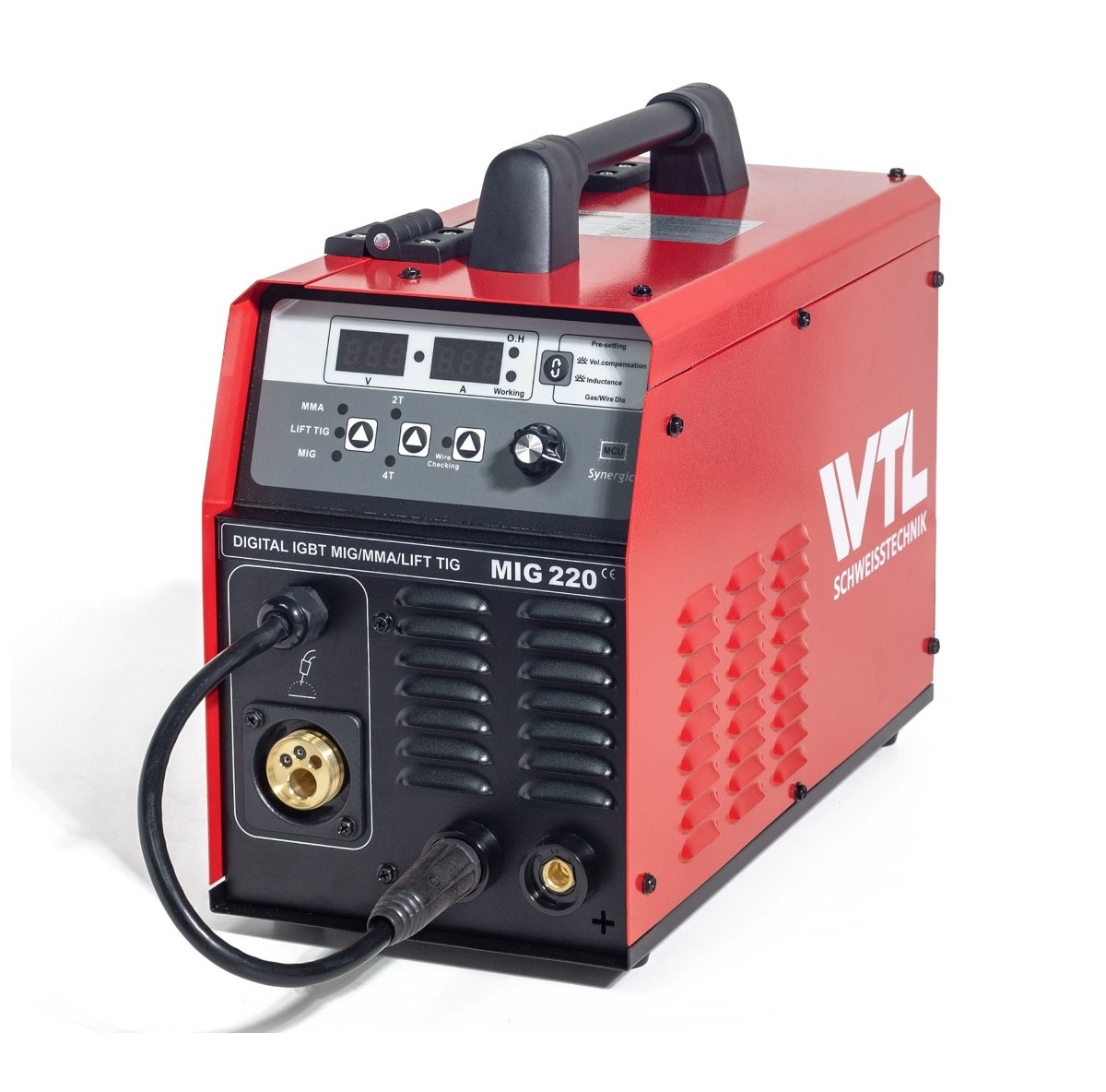 WTL MIG MAG 220 SYNERGIC varilni inverter, Start SET